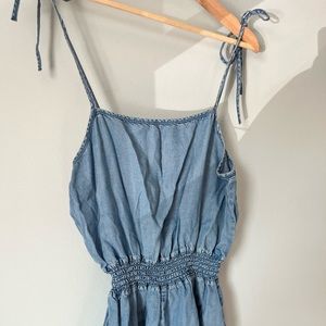 ♥️4/$30 Super cute denim romper